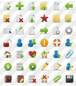 Creating Glass Style Icons Template Vertical Button Flash