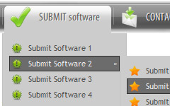 menu buttons for blogger Download Gothic Windows Theme