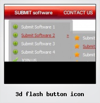3d Flash Button Icon