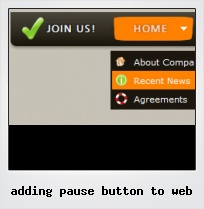 Adding Pause Button To Web
