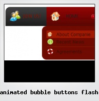 Animated Bubble Buttons Flash
