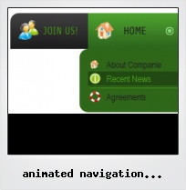 Animated Navigation Button Samples
