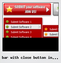 Bar With Close Button In Flash