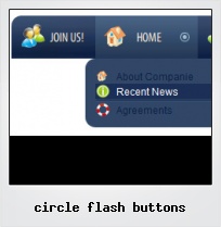 Circle Flash Buttons