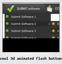 Cool 3d Animated Flash Button