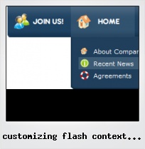 Customizing Flash Context Button With Icon
