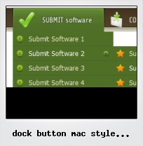 Dock Button Mac Style Flash Animation