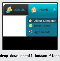 Drop Down Scroll Button Flash