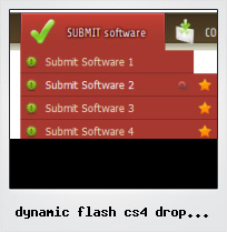 Dynamic Flash Cs4 Drop Down Buttons