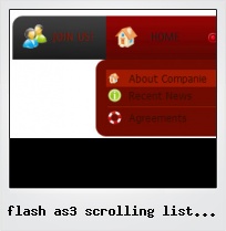 Flash As3 Scrolling List Of Buttons