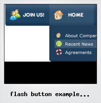 Flash Button Example Flash Buttonbar Example