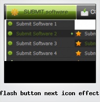 Flash Button Next Icon Effect