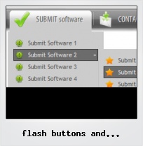 Flash Buttons And Subbuttons With Xml