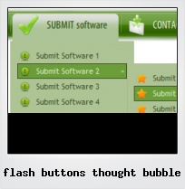 Flash Buttons Thought Bubble