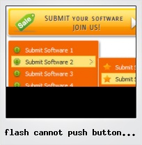 Flash Cannot Push Button Behind