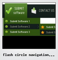 Flash Circle Navigation Buttons