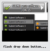 Flash Drop Down Button Fla Template