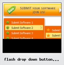 Flash Drop Down Button Subbutton Tutorial