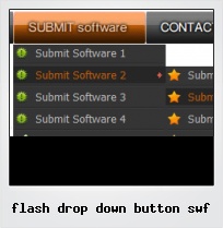 Flash Drop Down Button Swf