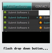 Flash Drop Down Button With States