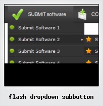 Flash Dropdown Subbutton