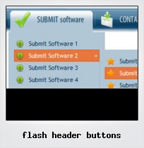 Flash Header Buttons