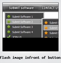 Flash Image Infront Of Button