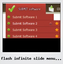 Flash Infinite Slide Menu Button
