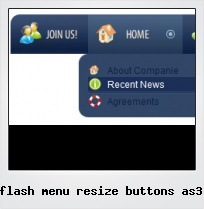 Flash Menu Resize Buttons As3