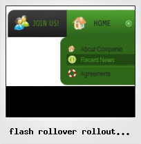 Flash Rollover Rollout Button Template