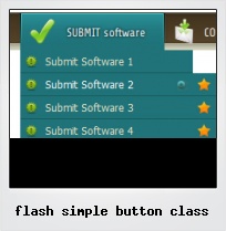 Flash Simple Button Class