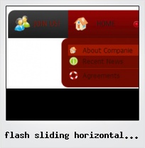 Flash Sliding Horizontal Button Scripts