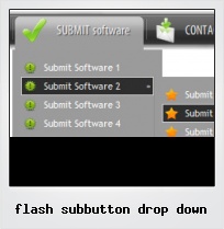 Flash Subbutton Drop Down