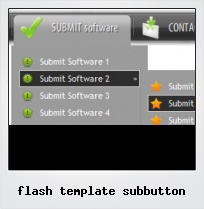 Flash Template Subbutton