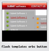 Flash Templates Orbs Button