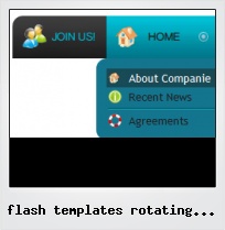 Flash Templates Rotating Text Button