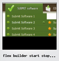 Flex Builder Start Stop Button Image