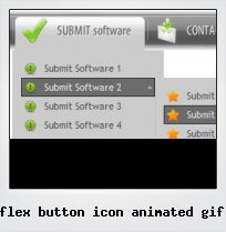 Flex Button Icon Animated Gif