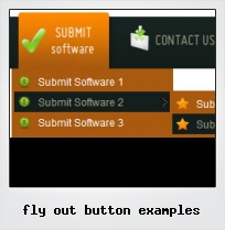 Fly Out Button Examples