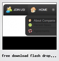 Free Download Flash Drop Down Button
