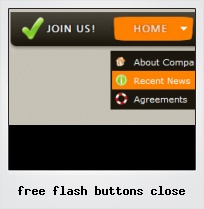 Free Flash Buttons Close