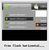 Free Flash Horizontal Button Fla