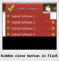 Hidden Close Button In Flash