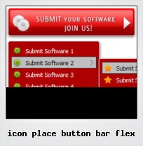Icon Place Button Bar Flex