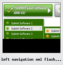 Left Navigation Xml Flash Button