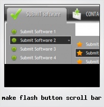 Make Flash Button Scroll Bar