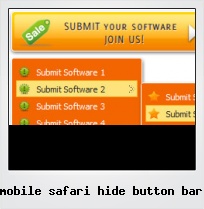 Mobile Safari Hide Button Bar