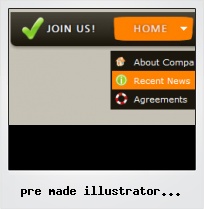 Pre Made Illustrator Adjustable Buttons