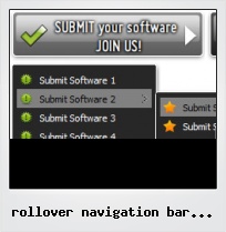 Rollover Navigation Bar Button Stay Down