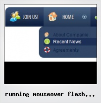 Running Mouseover Flash Button